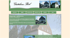 Desktop Screenshot of gaestehaus-boesl.de